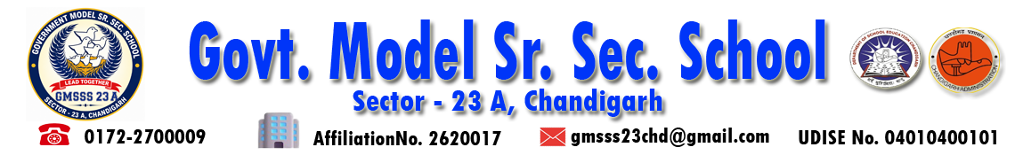 Govt. Model Sr. Sec. School Sector 23 A Chandigarh